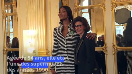 Culture: Naomi Campbell décorée de l'ordre des Arts et des Lettres