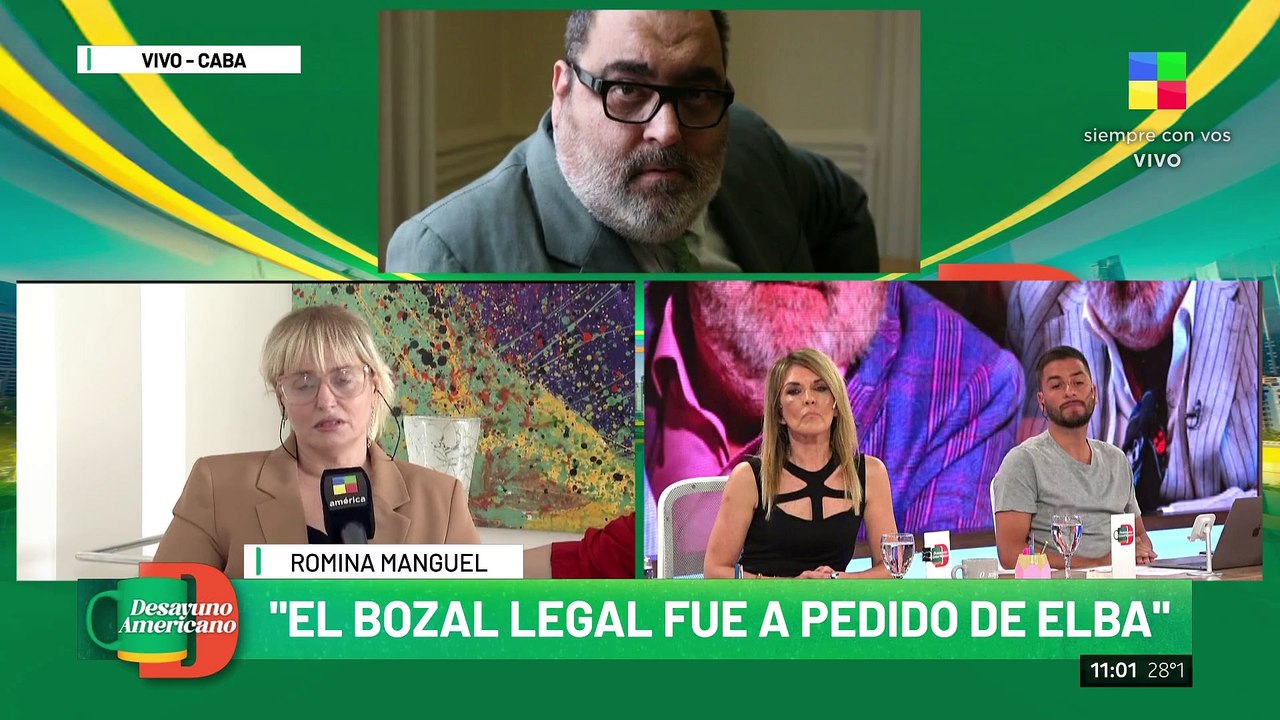️ Romina Manguel sobre Lanata: "El bozal legal fue a pedido de Elba Marcovecchio"