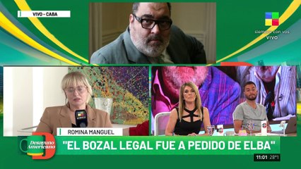 ️ Romina Manguel sobre Lanata: "El bozal legal fue a pedido de Elba Marcovecchio"