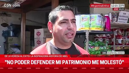 Abel, el dueño del kiosco asaltado en Wilde: "Quiero que paguen"