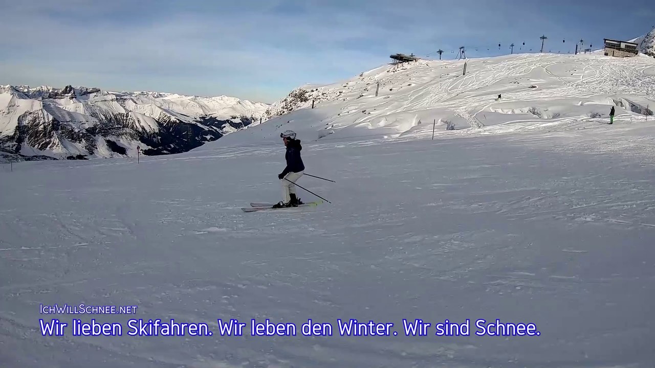 Gletschern in Hintertux mit Tina.