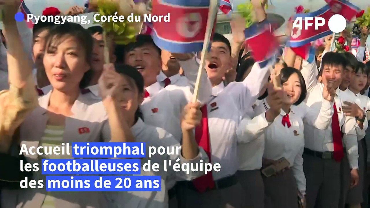 Football: retour triomphal en Corée du Nord pour les championnes du monde U20