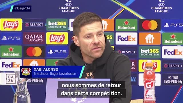 Bayer Leverkusen - Xabi Alonso impatient de jouer la C1 à domicile contre le Milan