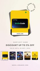 Buy Smile One Voucher quick access to digital credits and gaming products.