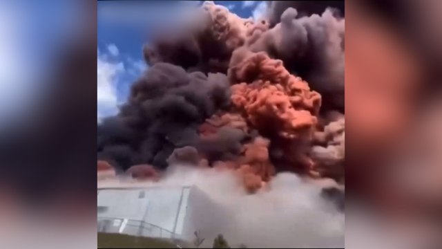 États-Unis : un incendie ravage une usine de produits chimiques pour piscine