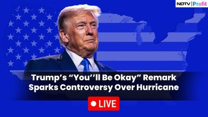 U.S. Election Watch | Harris, Trump Focus on Fallout From Hurricane Helene | NDTV Profit
