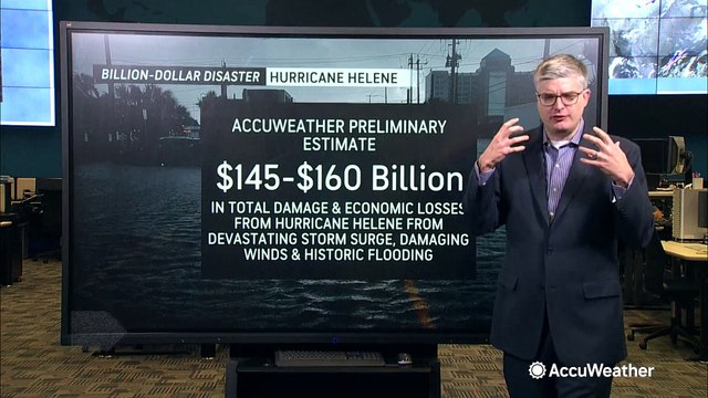 Helene estimated to have caused billions of dollars in damage