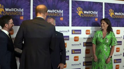 Harry arrives at Wellchild Awards