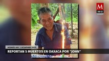 Un hombre de 80 años y otra persona quedan desaparecidos tras las lluvias en Oaxaca