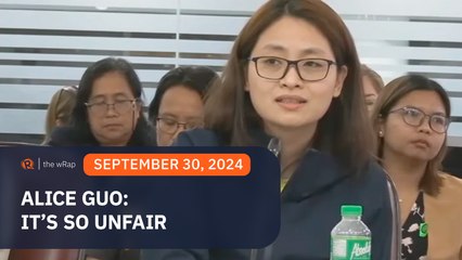 Alice Guo riled up by report tagging her as a Chinese spy: ‘It’s so unfair!’