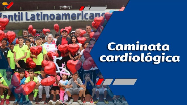 Deportes VTV | El IND realizó caminata por el Día Mundial del Corazón con los niños del Cardiológico