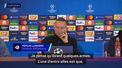 RB Salzbourg - Lijnders : “Brest a quelques armes, notamment sur les centres et les seconds ballons”
