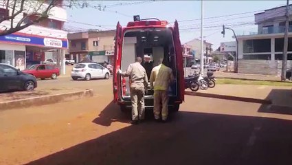 Download Video: Idoso de 64 anos é socorrido no Bairro Interlagos, em Cascavel