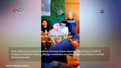 Viral Video Oknum ASN Parepare Provokasi Tolak Sekolah Kristen dan Ajak Perang