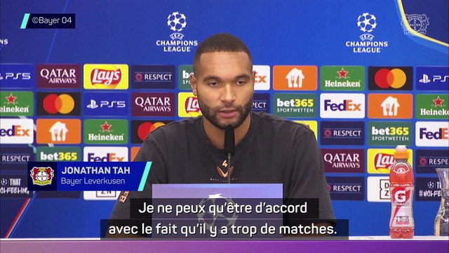 Tah sur les cadences infernales : Il y a trop de matches mais je préfère jouer que m'entraîner
