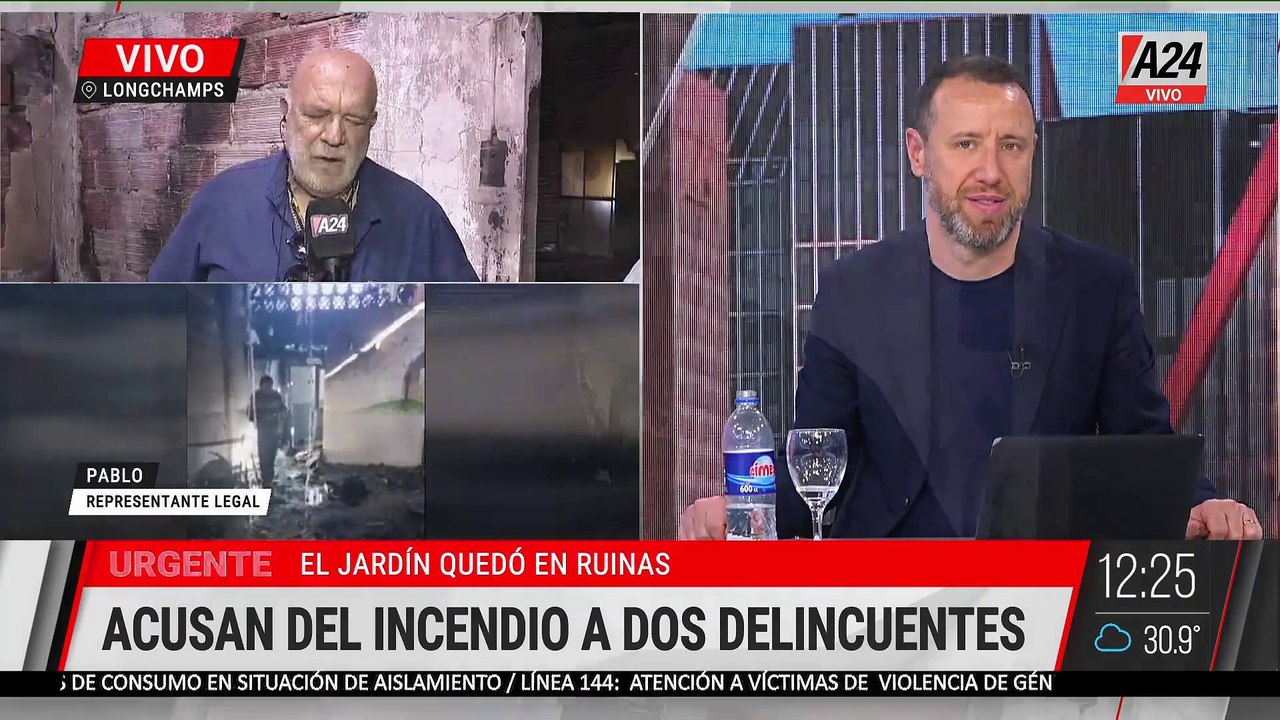  LONGCHAMPS: ROBARON E INCENDIARON UN JARDÍN DE INFANTES: HAY PELIGRO DE DERRUMBE