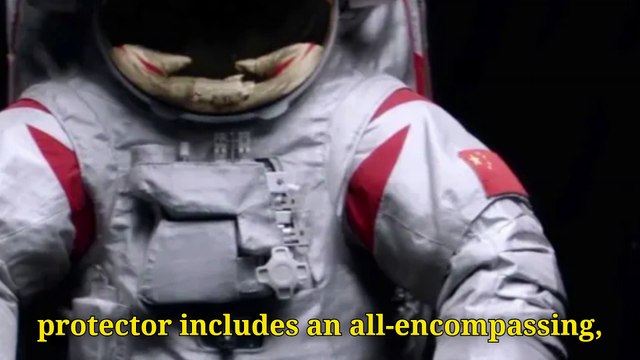 China unveils lunar spacesuit for crewed moon mission - Made with Clipchamp