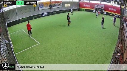 Faute de Kévin L - FC CAZ