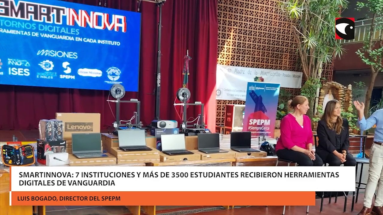 Smartinnova: 7 instituciones y más de 3500 estudiantes recibieron herramientas digitales de vanguardia