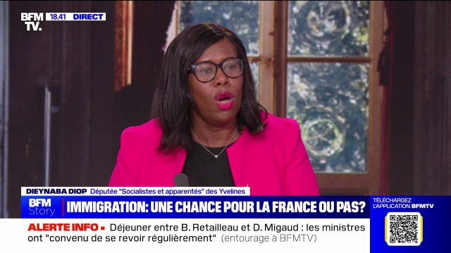 Propos de Bruno Retailleau sur l'immigration: Je ne vois pas ce que quelqu'un du Rassemblement national aurait pu dire de différent , assure Dieynaba Diop (PS)