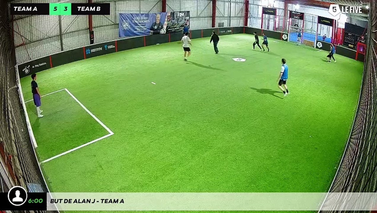 But de Alan J - Team A