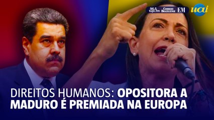 Opositora a Maduro ganha prêmio de direitos humanos na Europa