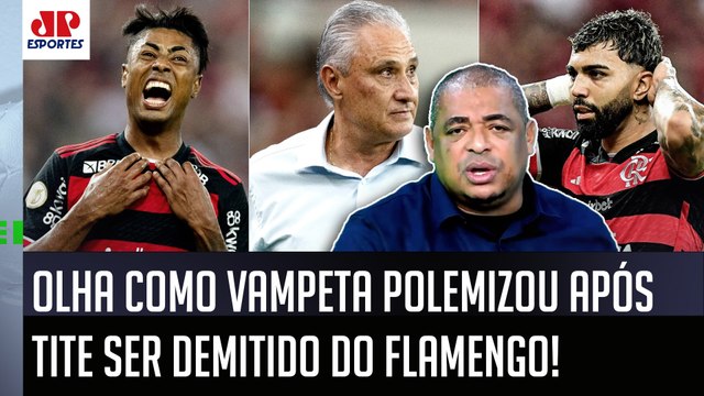 EU VIVI A BOLA, MERMÃO! NÃO VÃO FALAR PUBLICAMENTE, mas o Tite no Flamengo... Vampeta POLEMIZA!