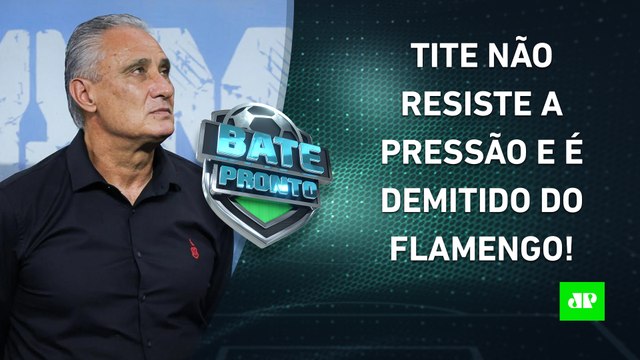 CAIU! Tite é DEMITIDO do Flamengo, e Filipe Luís vira INTERINO; SPFC BATE Corinthians | BATE-PRONTO