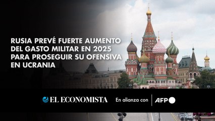 Rusia prevé fuerte aumento del gasto militar en 2025 para proseguir su ofensiva en Ucrania