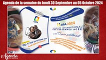 Agenda de la semaine du 30 Sept au 05 Oct 2024/ Journée Internationale des Personnes Âgées(JIPA 2024)