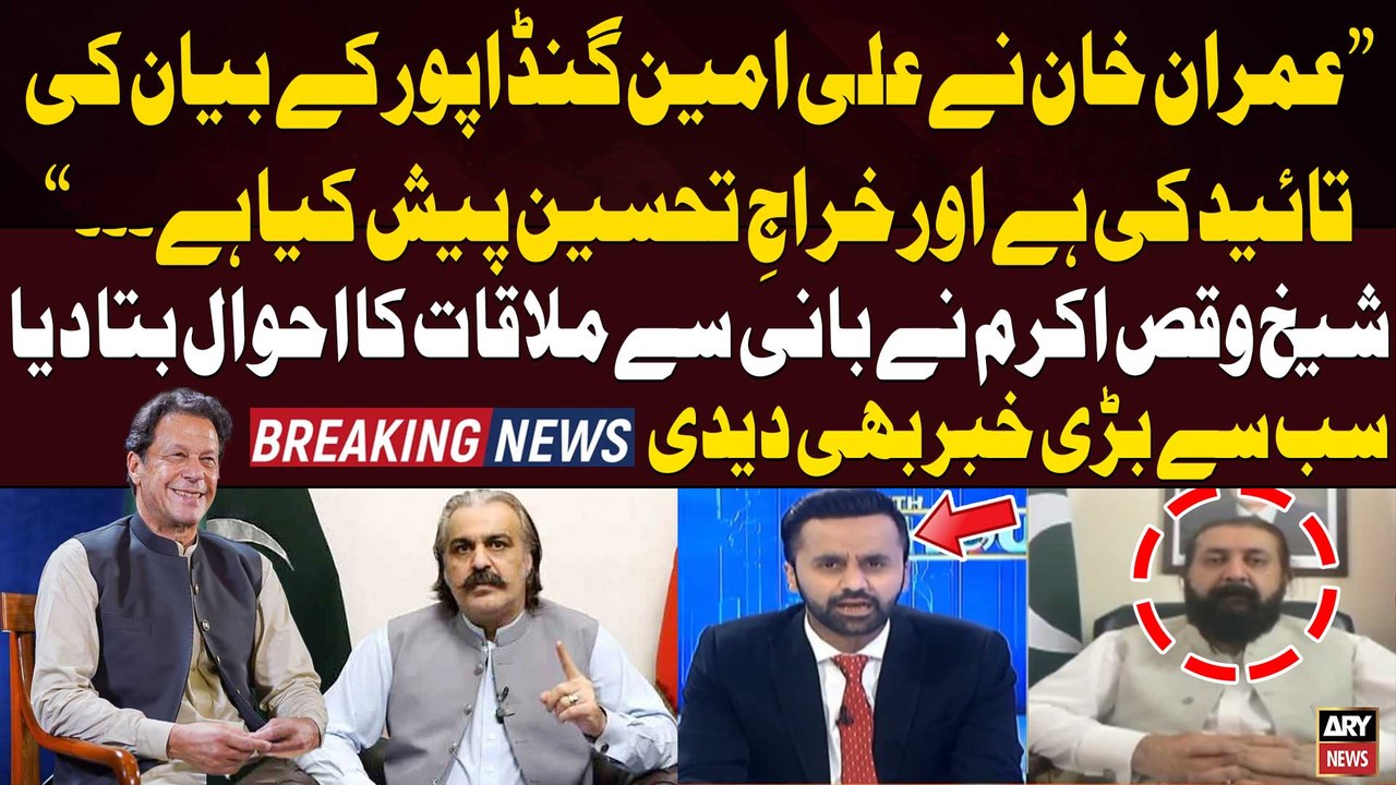 "Imran Khan Nay Ali Amin Gandapur Kay Bayan Ki...", Sheikh Waqas Akram Told Inside Story