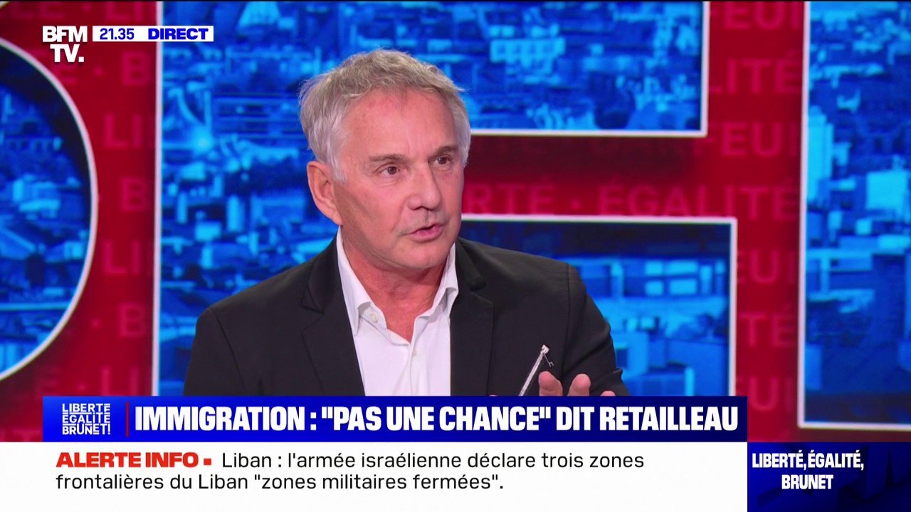 Propos de Bruno Retailleau sur l'immigration: "L'immigration n'est pas une chance ou une malchance, c'est un fait politique", réagit Patrick Vignal (ancien député Renaissance de l'Hérault)