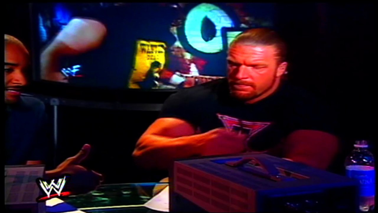 WWE Triple H and Jonathan Coachman reviews Triple H's match at The Royal Rumble 2000 HD video.