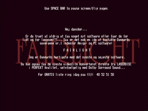 Amiga Cracktro - Sierra Soccer by Fairlight