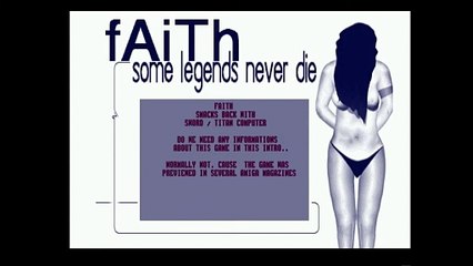 Amiga Cracktro - Sword Crack by Faith