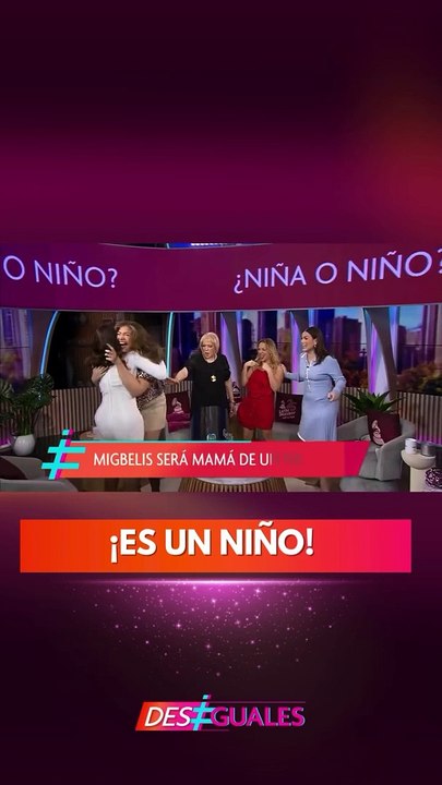 Migbelis Castellanos reveló el sexo del bebé con sus compañeras de “Desiguales”