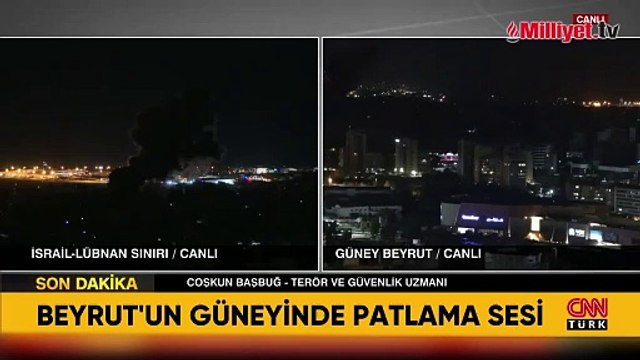 İsrail Beyrut'un güneyini bombaladı