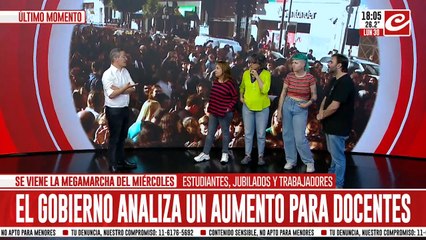Se viene la megamarcha del miércoles: estudiantes, jubilados y trabajadores