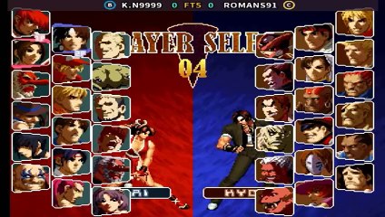 SNK vs. Capcom - K.N9999 vs ROMANS91 FT5