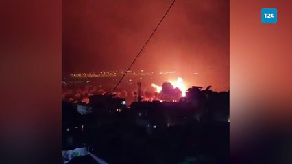 İsrail ordusu, "boşaltın" uyarısının hemen ardından Beyrut'un Dahiye bölgesini vurmaya başladı