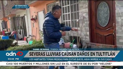 ¡De nuevo bajo el agua! Intensas lluvias causan daños en Tultitlán