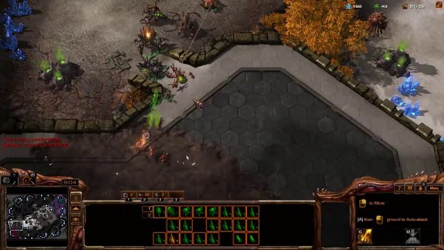 [SC2] No.0278 Great-Level ZERG v.s Harder A.I, WIN [2 Base Ravager-Ling Push]