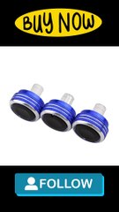 Aluminum Alloy 3Pcs Heat Control Knob Car Air Conditioning