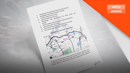 Jalan Tutup: Beberapa laluan di ibu negara ditutup mulai Khamis