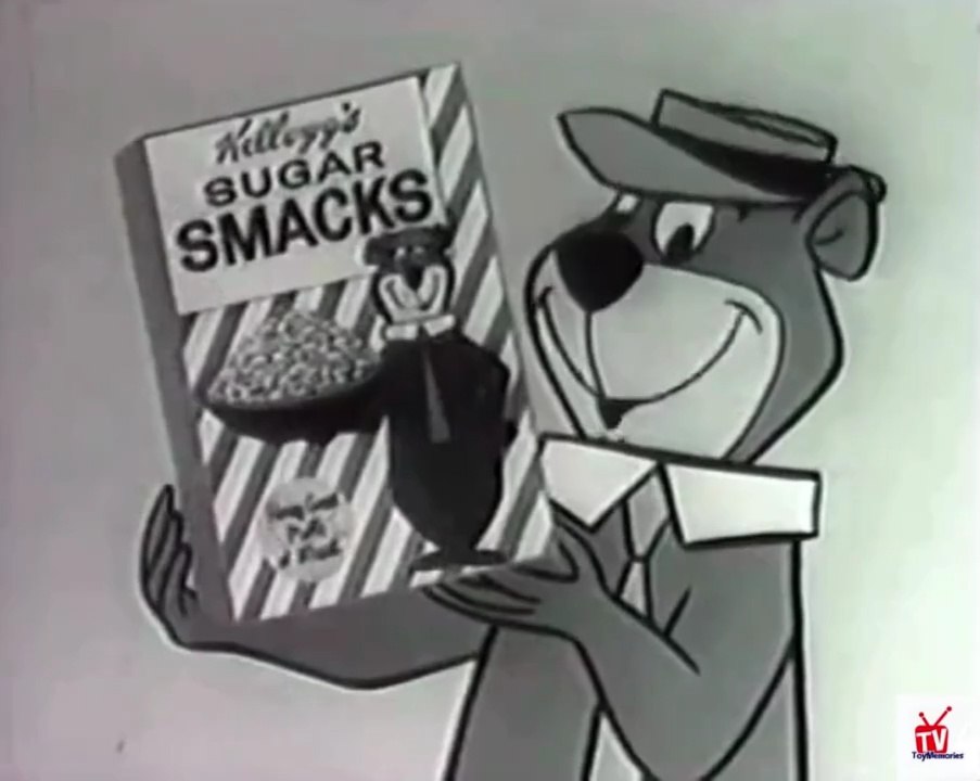 1960s Kellogg's Sugar Smacks - Huckleberry Hound, Boo Boo & Yogi Bear TV commercial