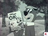 1960s Kellogg's OKs cereal - Yogi Bear in a kilt - Bell and Howell projector TV commercial