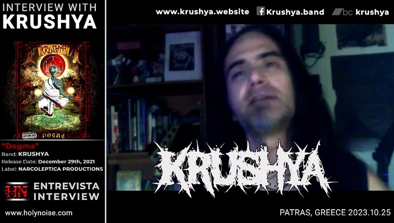 TRAILER: #Interview with Vagellis Papadopoulos from KRUSHYA #Death Grindcore #Greece