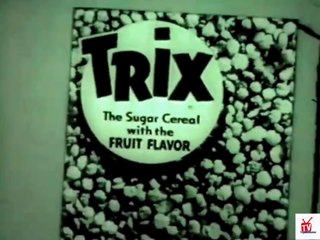 1950s Trix is a Happy cereal - roller coaster TV commercial