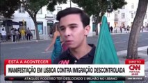 Brasileiro imigrante viraliza em protesto contra imigração em Portugal