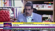 Venezuela condena ataques israelíes a Líbano y Palestina